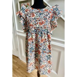 🌸 The Happy Southerner Ruffle Sleeve Floral Dress | Size L